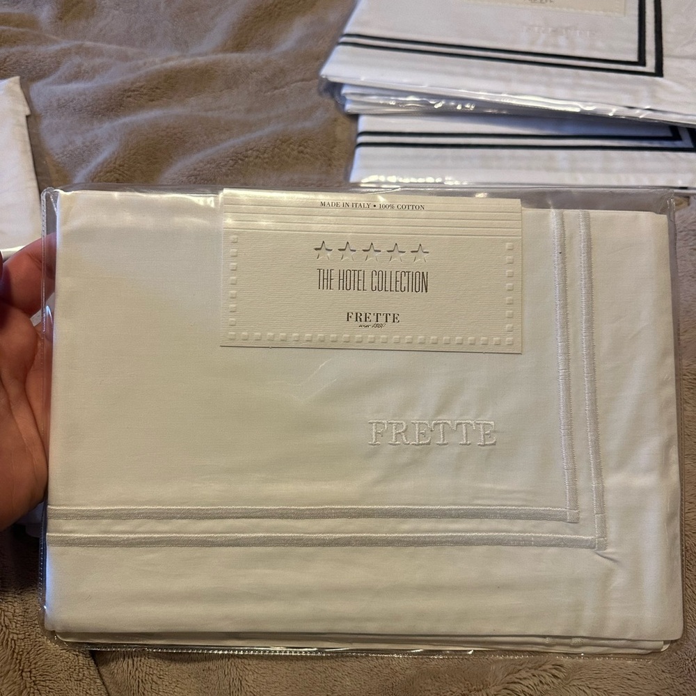 Frette White Hotel Collection Pillow Sham